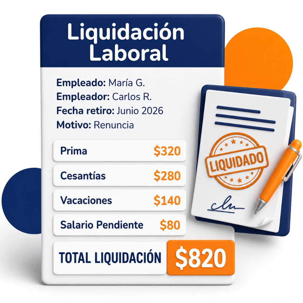 Liquidación de Empleada del Hogar