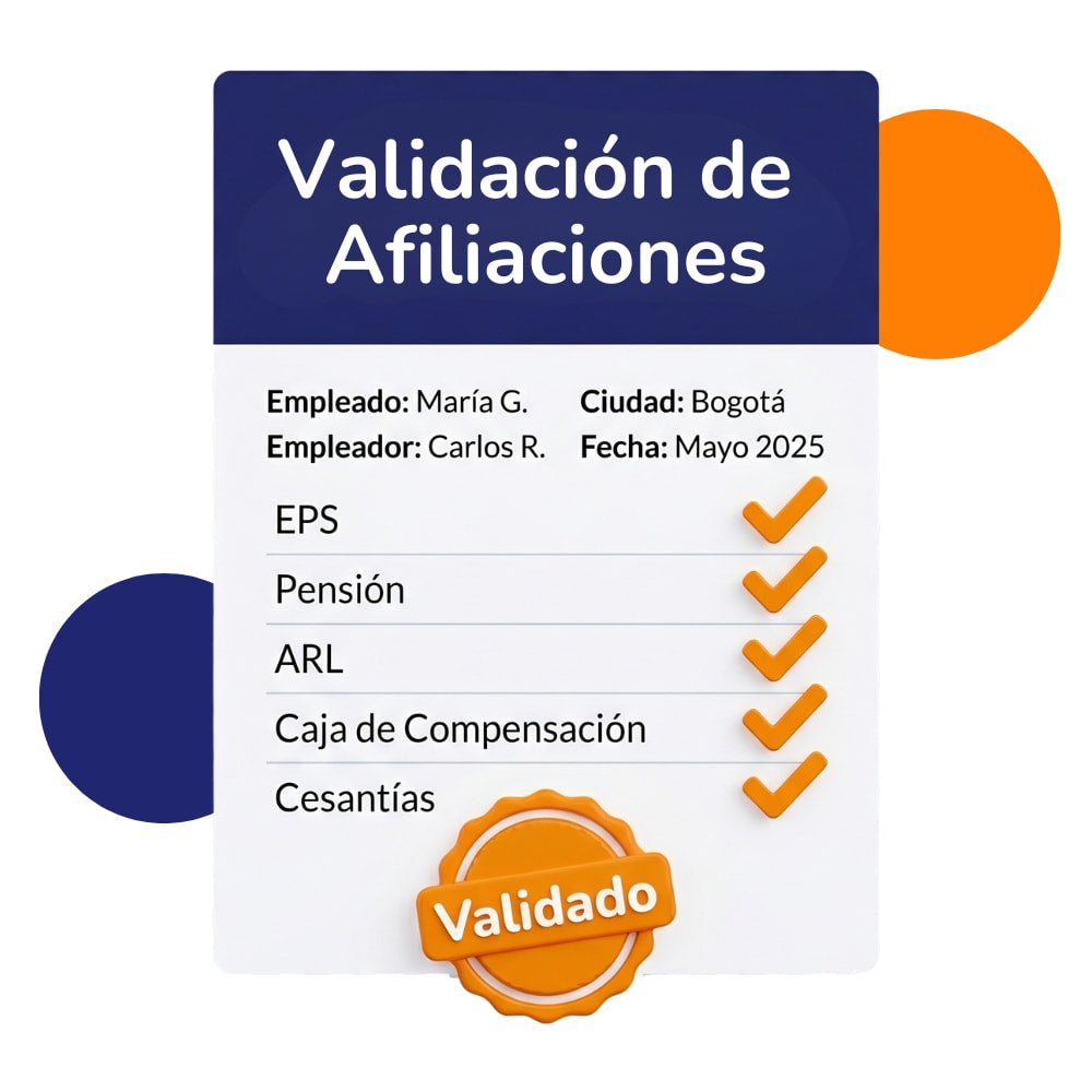 Validación de Afiliaciones de Empleada del Hogar